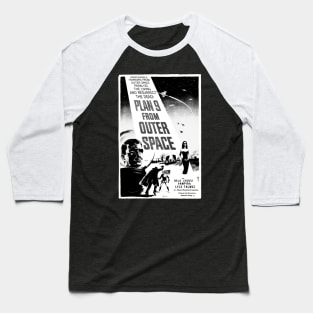 Plan 9 From Outer Space Baseball T-Shirt